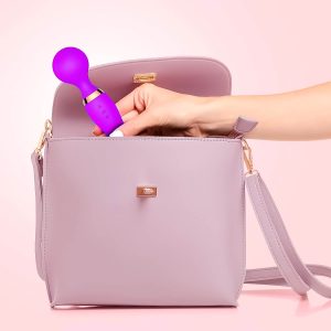 Massageador Vibratório Profissional  Ponta Dupla 2 Velocidades 8 Frequências USB