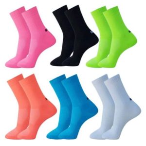 Meia Compressão Ciclismo Corrida Crossfit Cano Médio Polo Esportiva 35-43