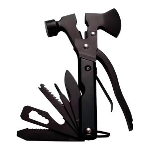 Ferramenta Multiuso 12 Ferramenta Faca Serra Martelo Machado Chaves Alicate lima etc