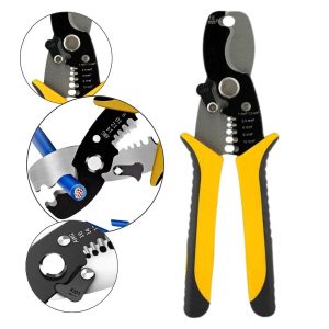 Alicate Corte Desencapado Fios Profissional Mola Fecho Trava