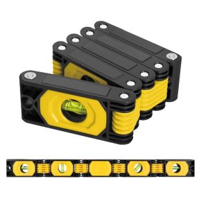 Nível Bolha Dobrável Magnético Profissional Multiângulo