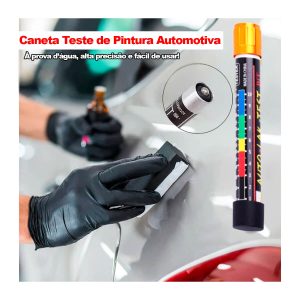Caneta Teste de Espessura de Pintura Automotiva para Detectar Retoques, Lanternagem e Repintura em Carros