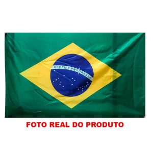 Linda Bandeira do Brasil Grande Patriota Reforçada 140x90cm