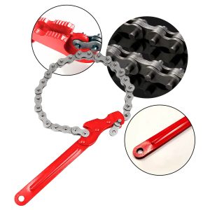 Chave Corrente 12 Polegadas Aço Universal Para Filtro De Óleo