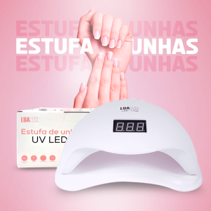 Estufa De Unha Uv Led 48w Bivolt Sensor Automático Seca esmaltes em gel, acrílico e alongamentos
