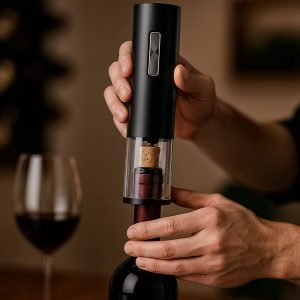 Abridor De Vinho Elétrico Praticidade, Elegância Tecnologia
