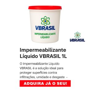 Impermeabilizante Líquido Vbrasil Multiuso Pisos, Parede Tecidos, Madeira, Cerâmica e Concreto 1l
