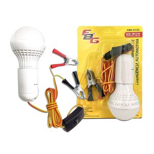 Lâmpada Emergencial Automotiva 12v Led Cabo 2 Metros