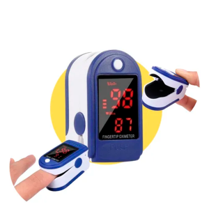 Oxímetro Digital de Dedo – Medidor de Saturação e Batimentos Cardíacos