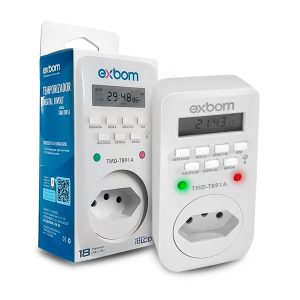 Timer Temporizador Digital Bivolt Display Lcd 18 Programaçõe